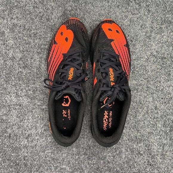 New Balance XC 7 v3 Track Spikes Men's 8 Black Orange Running Cross Country Shoe - Picture 9 of 12